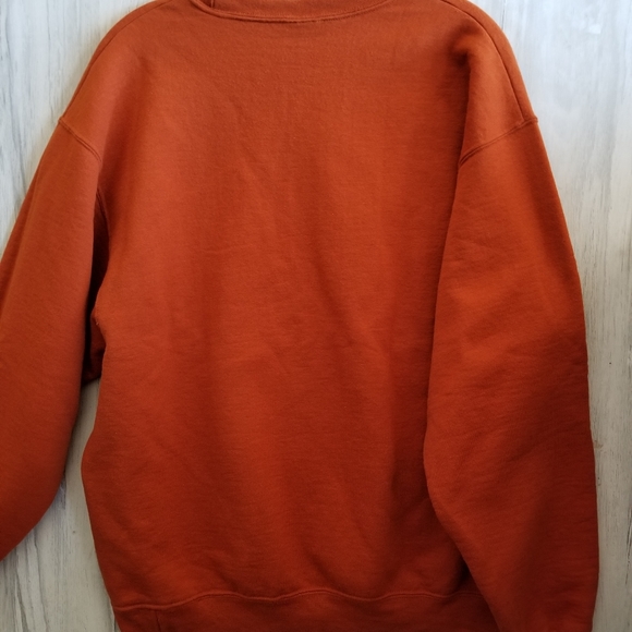 Vintage Jerzees Autumn Leaves Sweatshirt Orange/Rust - Picture 2 of 8